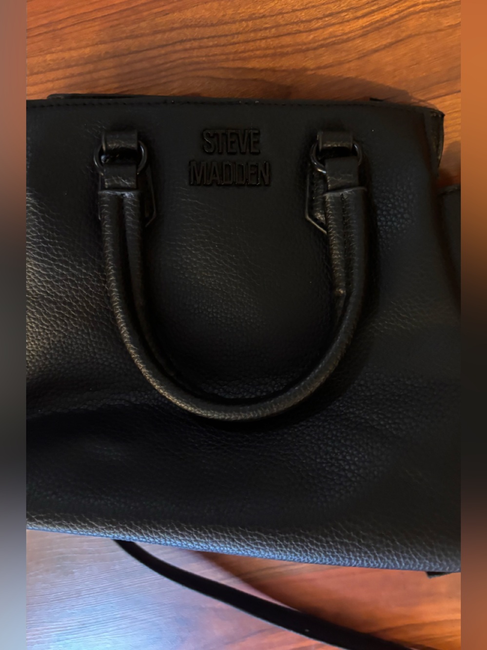 steve madden black crossbody purse - Picture 2 of 4
